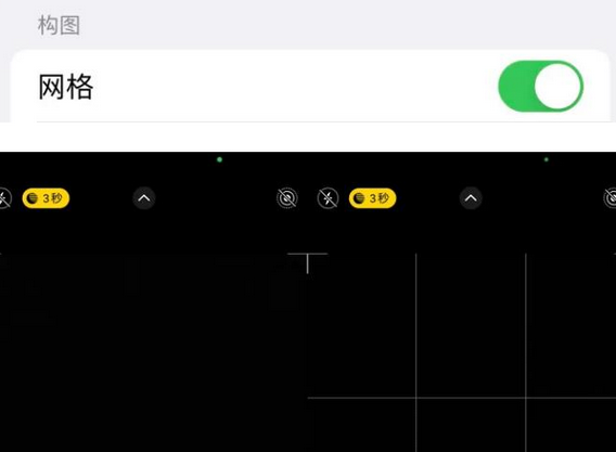 丽水苹果手机维修网点分享iPhone如何开启九宫格构图功能