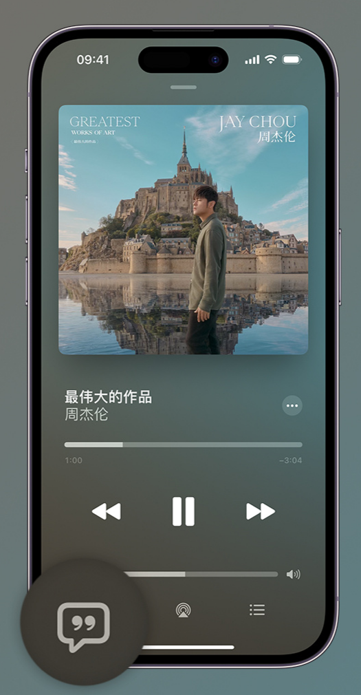 丽水iphone维修分享如何在iPhone上使用Apple Music全新唱歌功能 