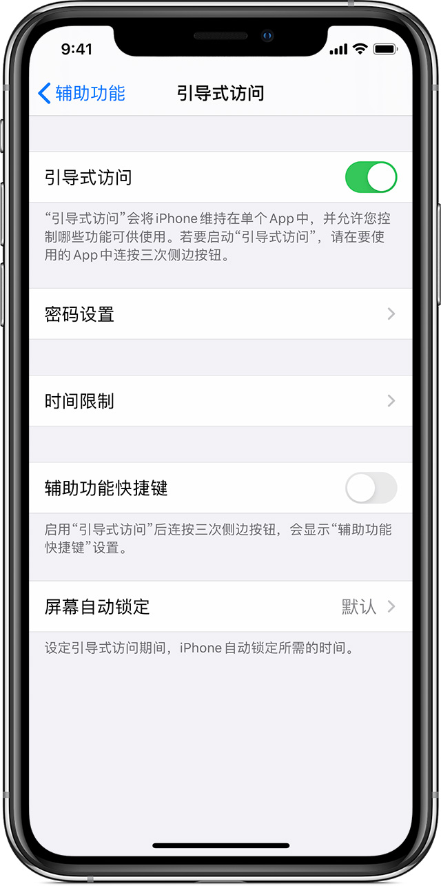 丽水苹果手机维修分享如何在 iPhone 上退出引导式访问 